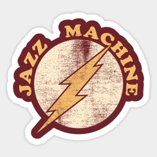 Jazz Machine Lightning Vintage Sticker